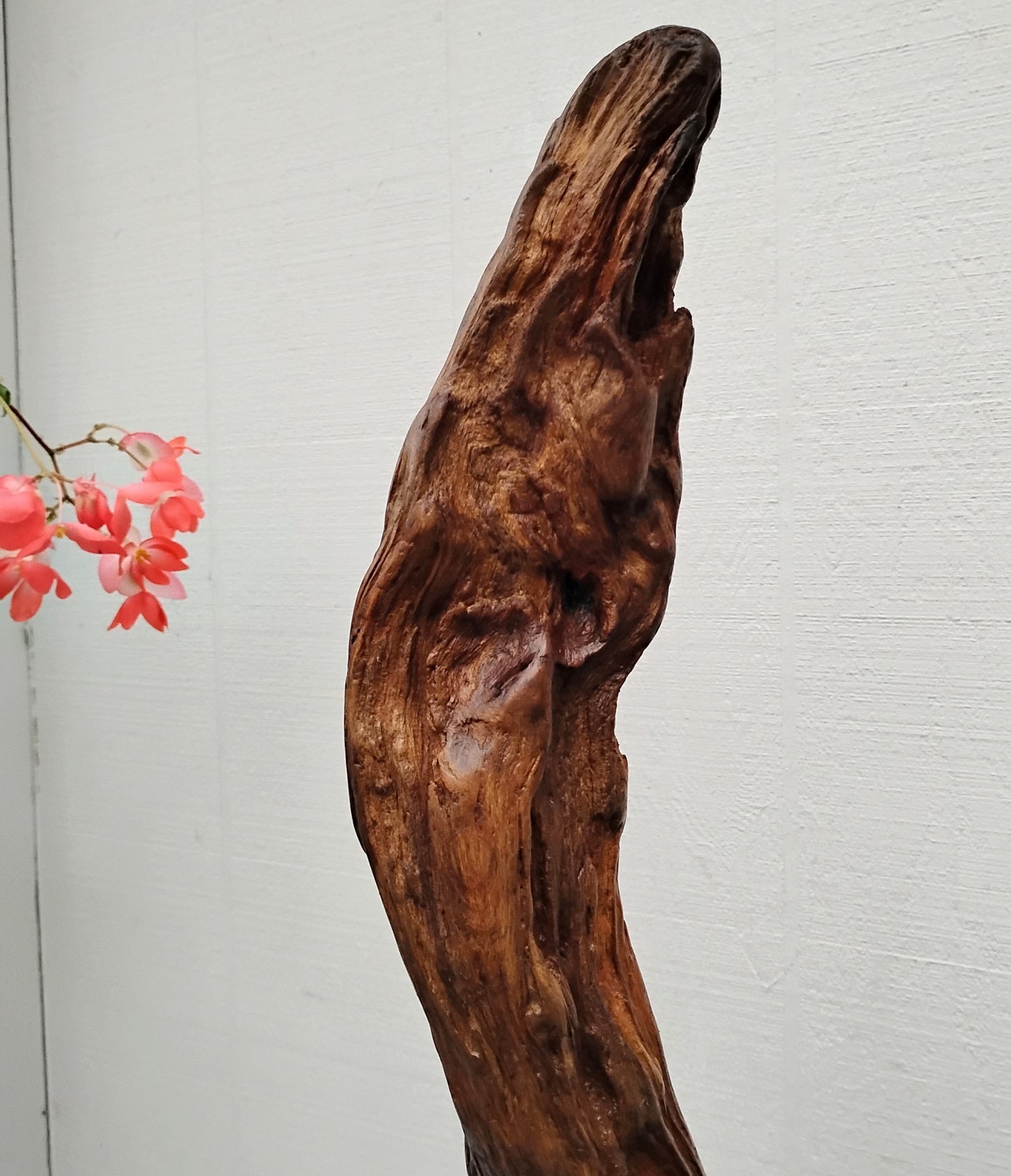 Natural Rustic Driftwood Art Fireplace Mantel Decor Sculpture