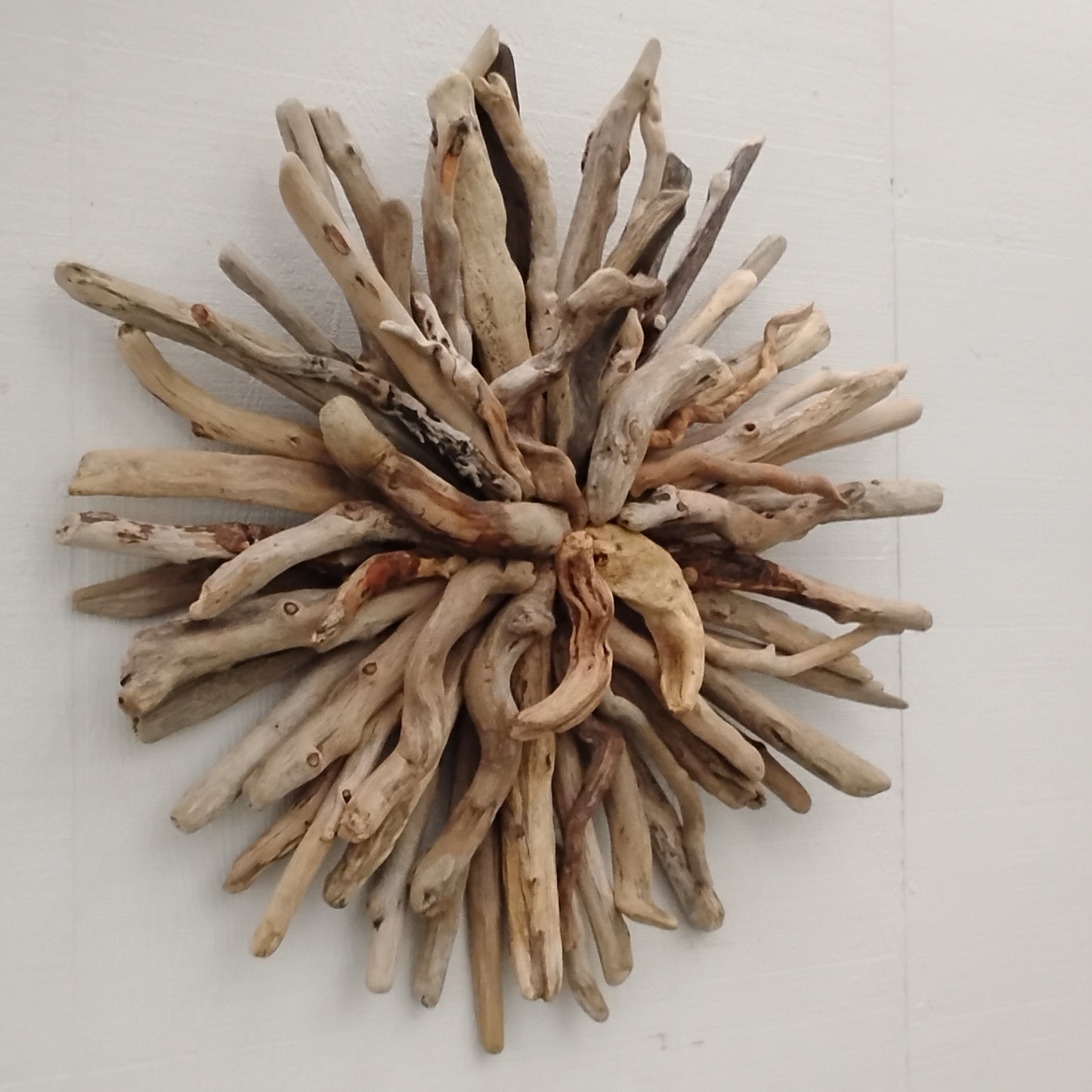 Driftwood Starburst Round Driftwood Wall Hanging