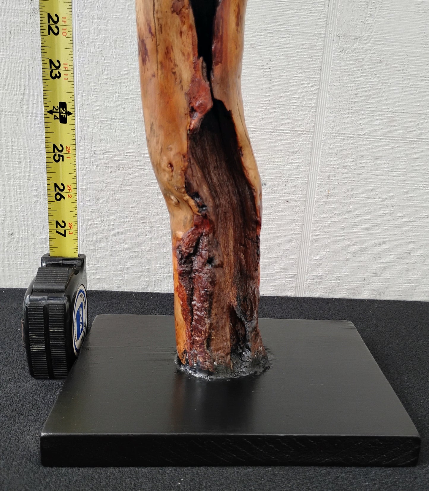 Driftwood Decor Table Sculpture Rustic Abstract Circle Modern Driftwood Decor