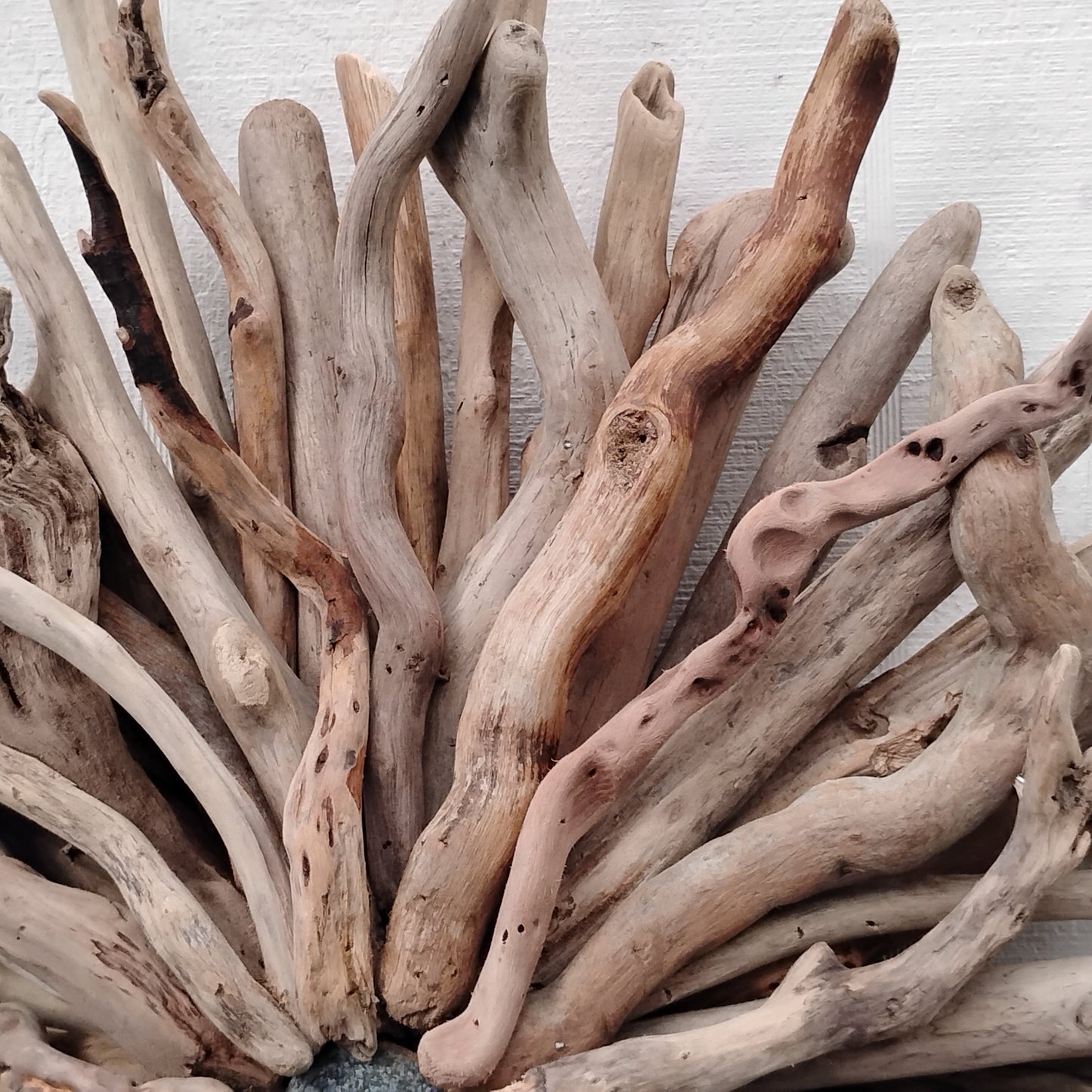 Driftwood Starburst Sculpture Natural Rustic Wood Wall Decor