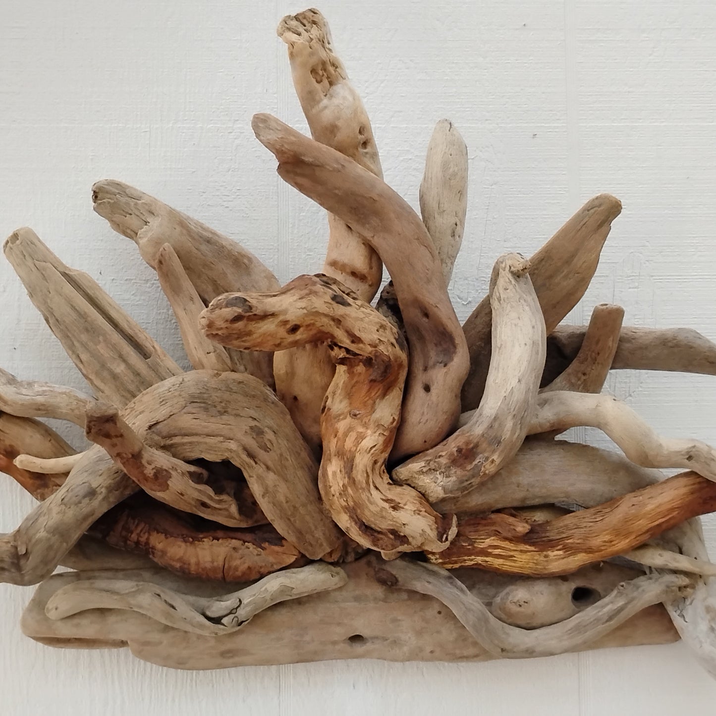 Driftwood Wall Sculpture Abstract Rustic Room Decor