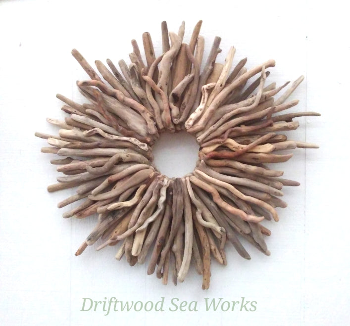 Large Driftwood Wreath Wall Sculpture