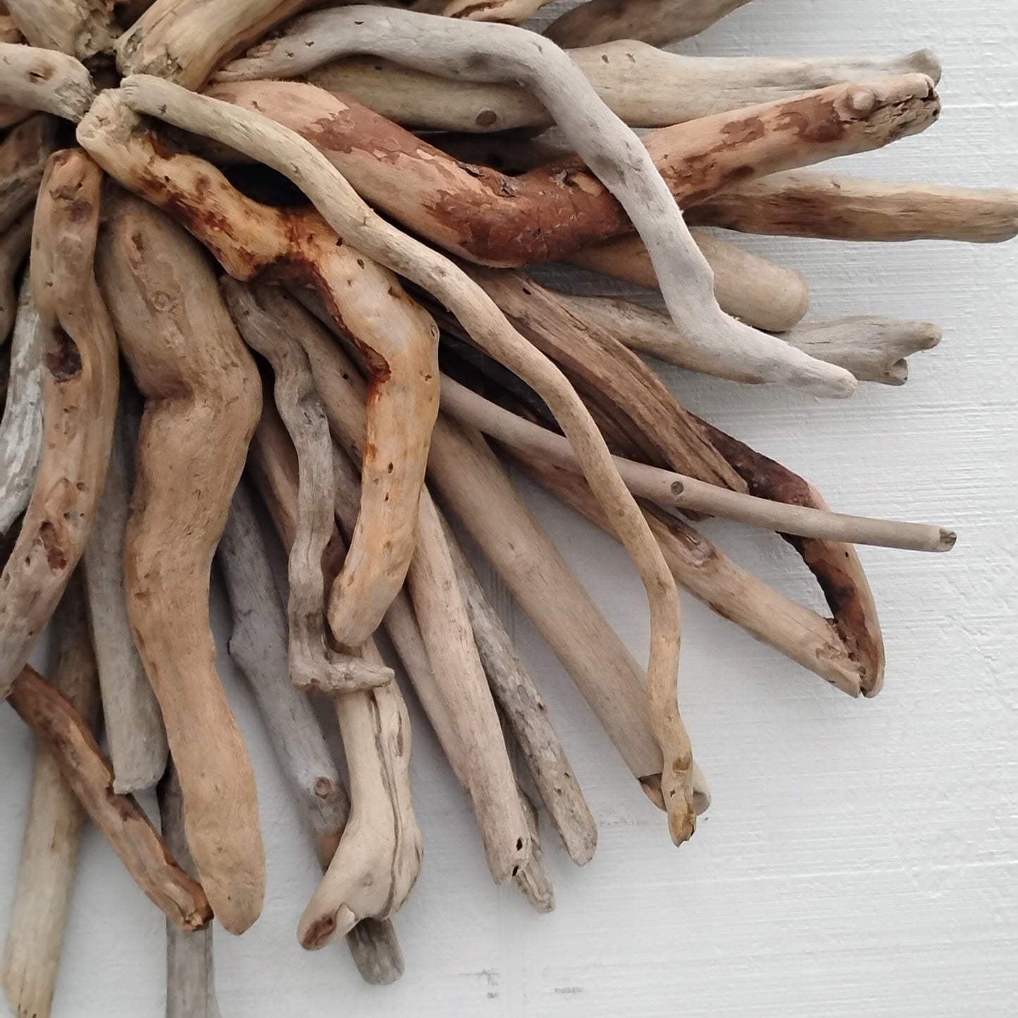 Driftwood Art Starburst Round Sculpture Rustic Room Wall Art