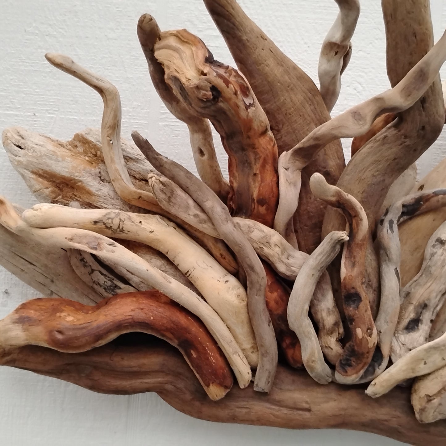 Rustic Fireplace Mantel Driftwood Art Abstract Wall Sculpture