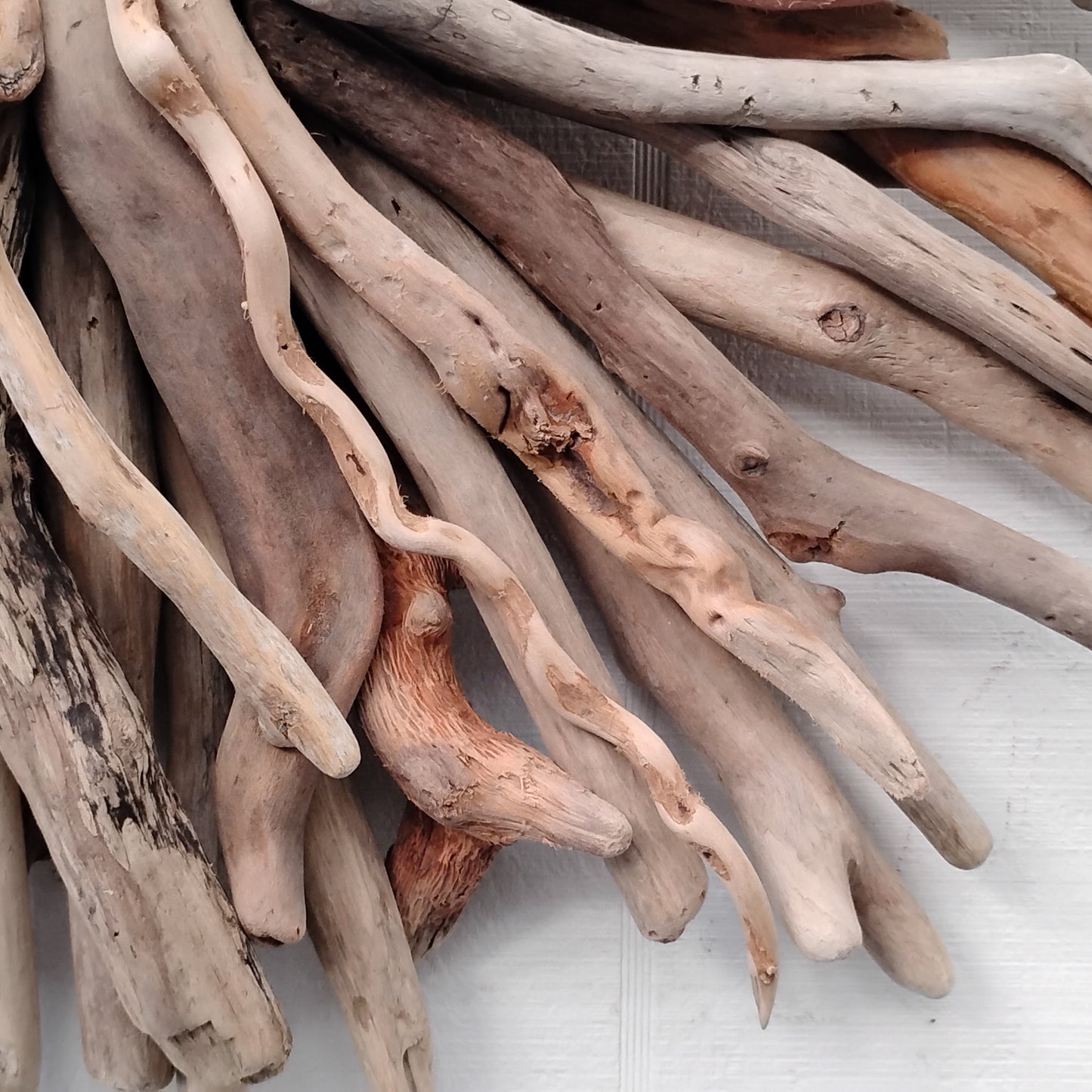 Driftwood Starburst Sculpture Natural Rustic Wood Wall Decor