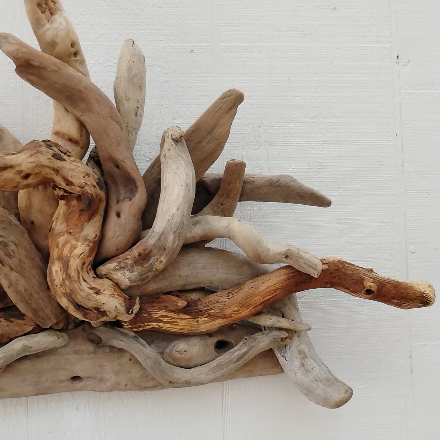 Driftwood Wall Sculpture Abstract Rustic Room Decor