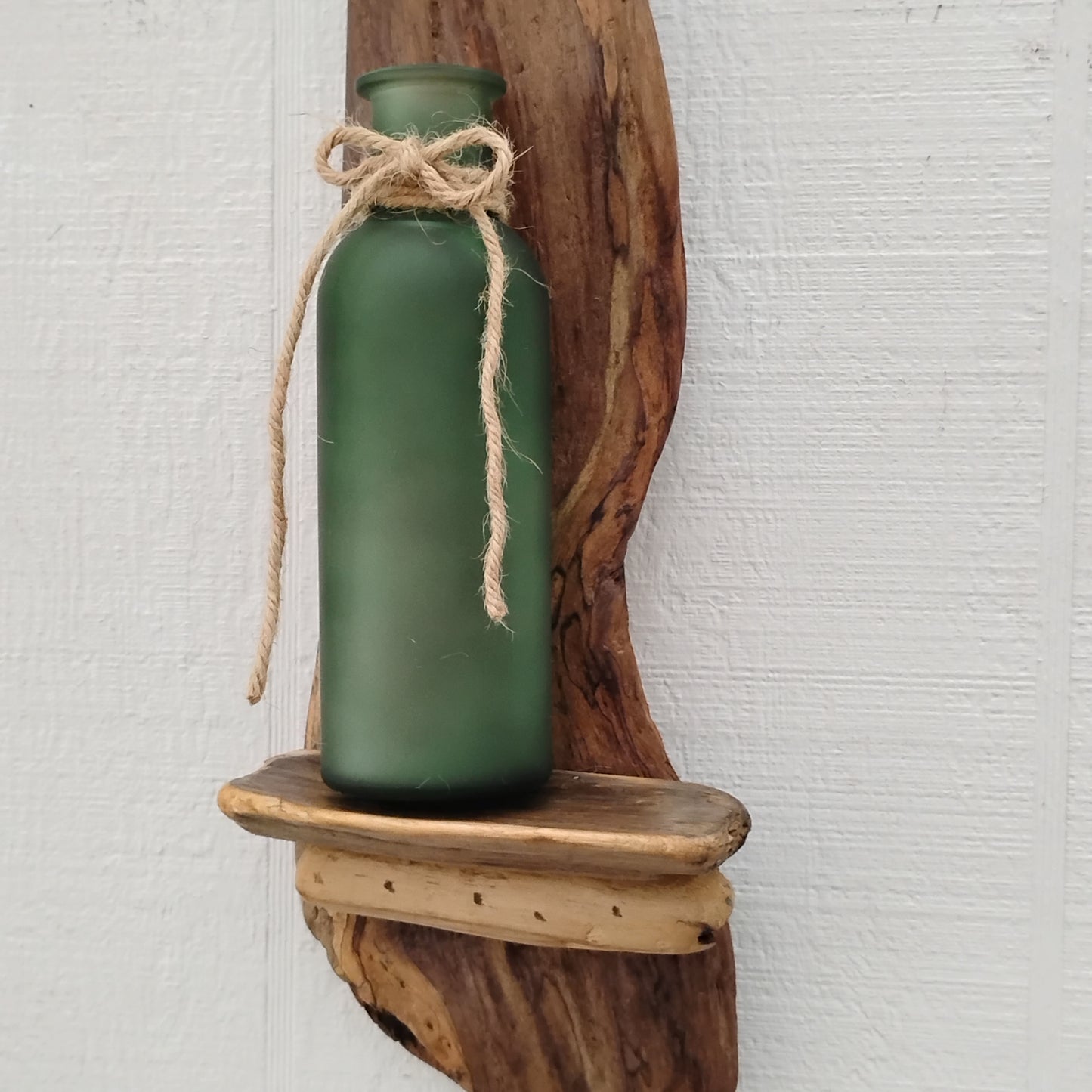 Rustic Driftwood Art Flower Vase /Air Plant Bottle Vase