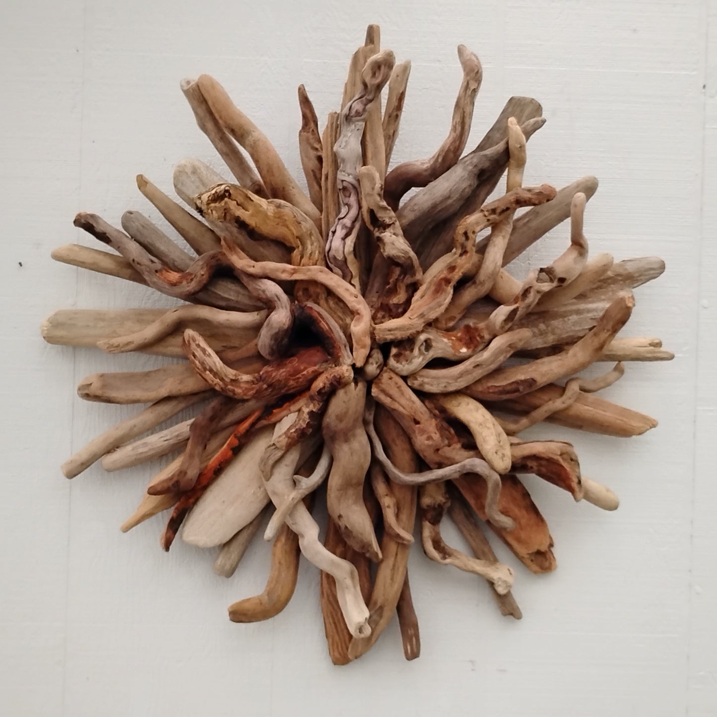 Driftwood Starburst Round Driftwood Wall Hanging