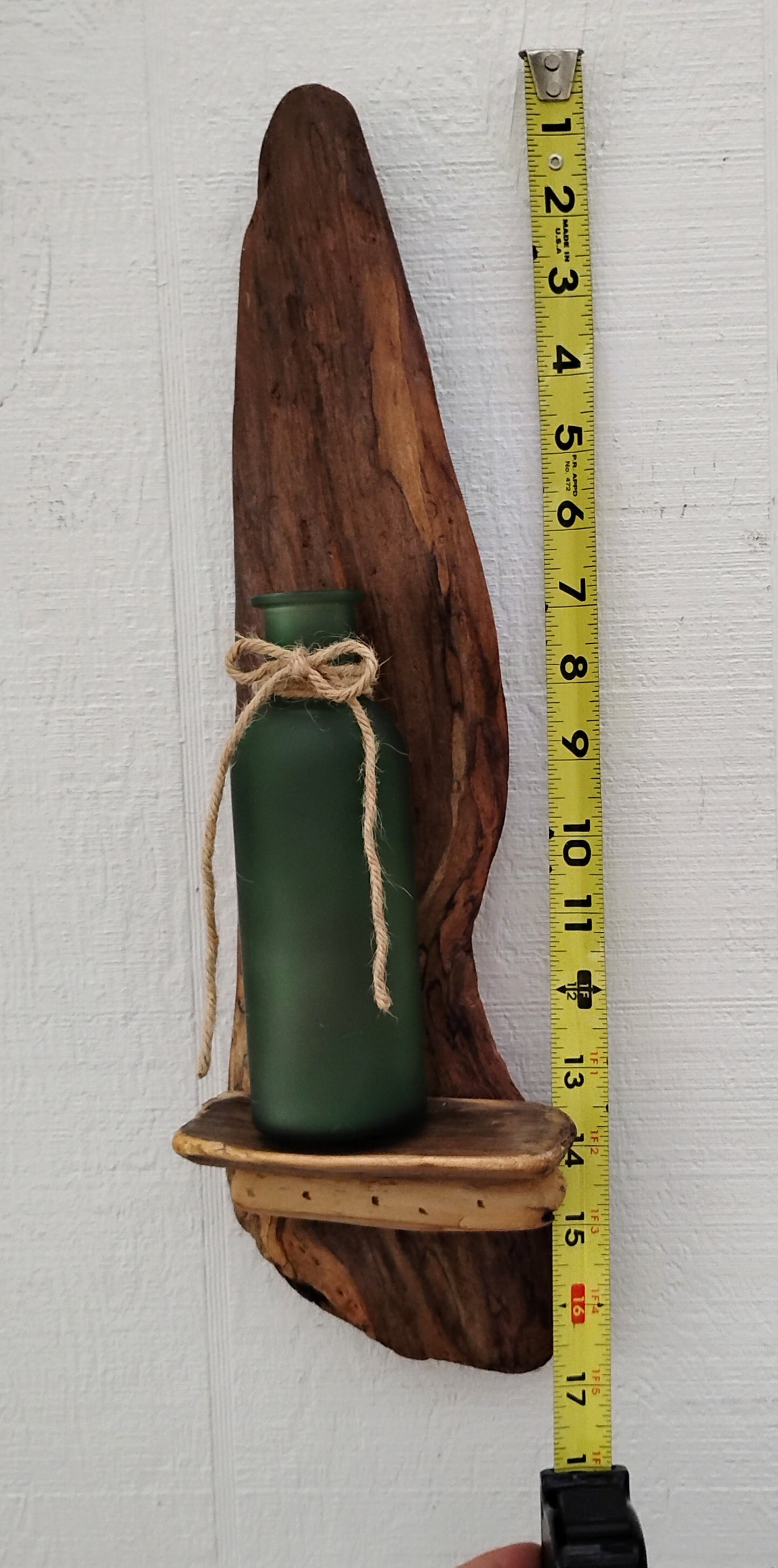 Rustic Driftwood Art Flower Vase /Air Plant Bottle Vase