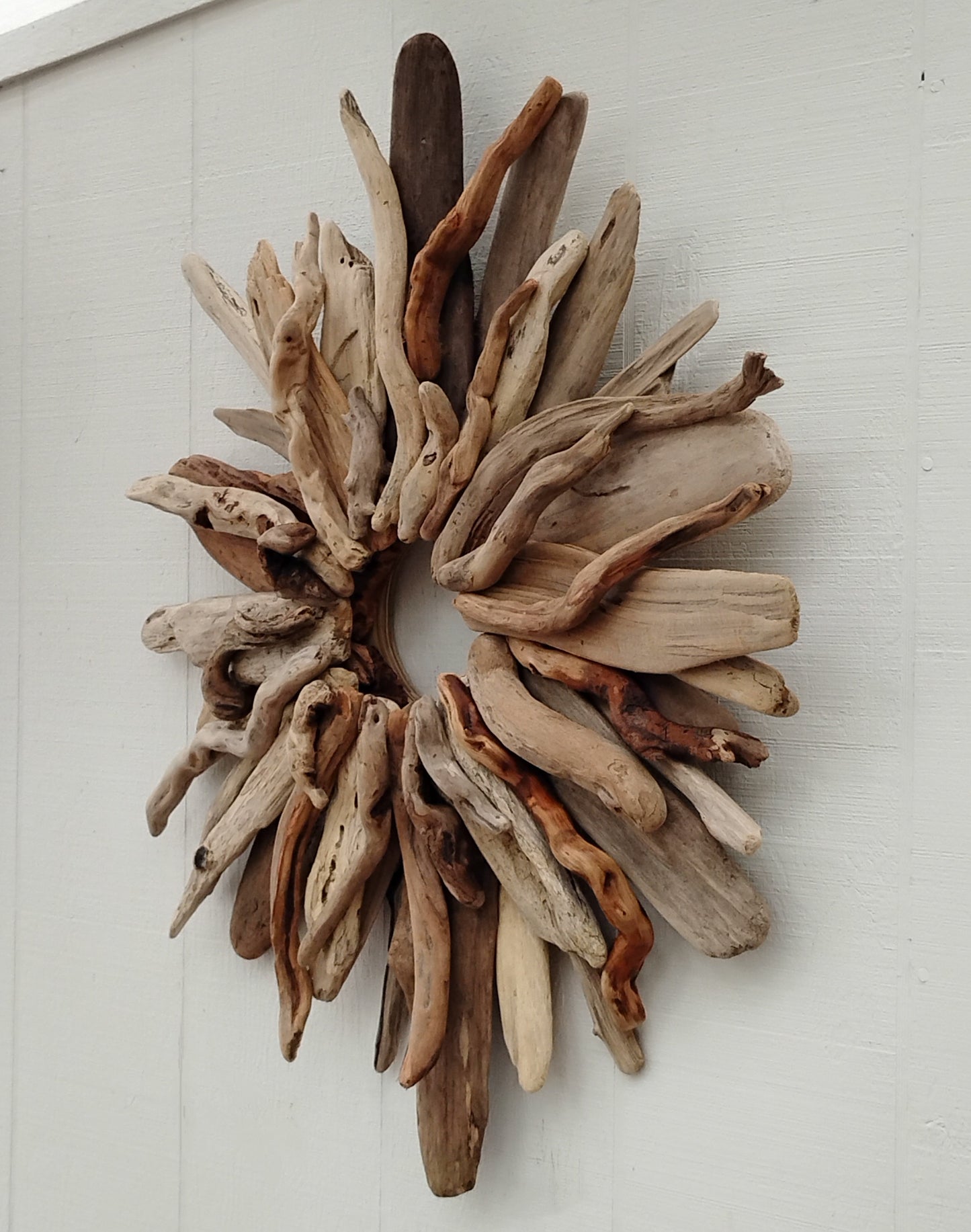 Large Driftwood Sunburst Wreath