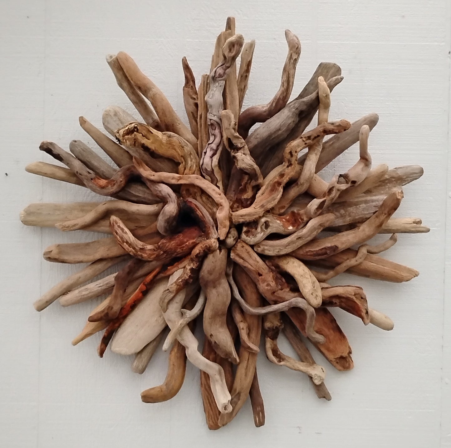 Driftwood Starburst Round Driftwood Wall Hanging