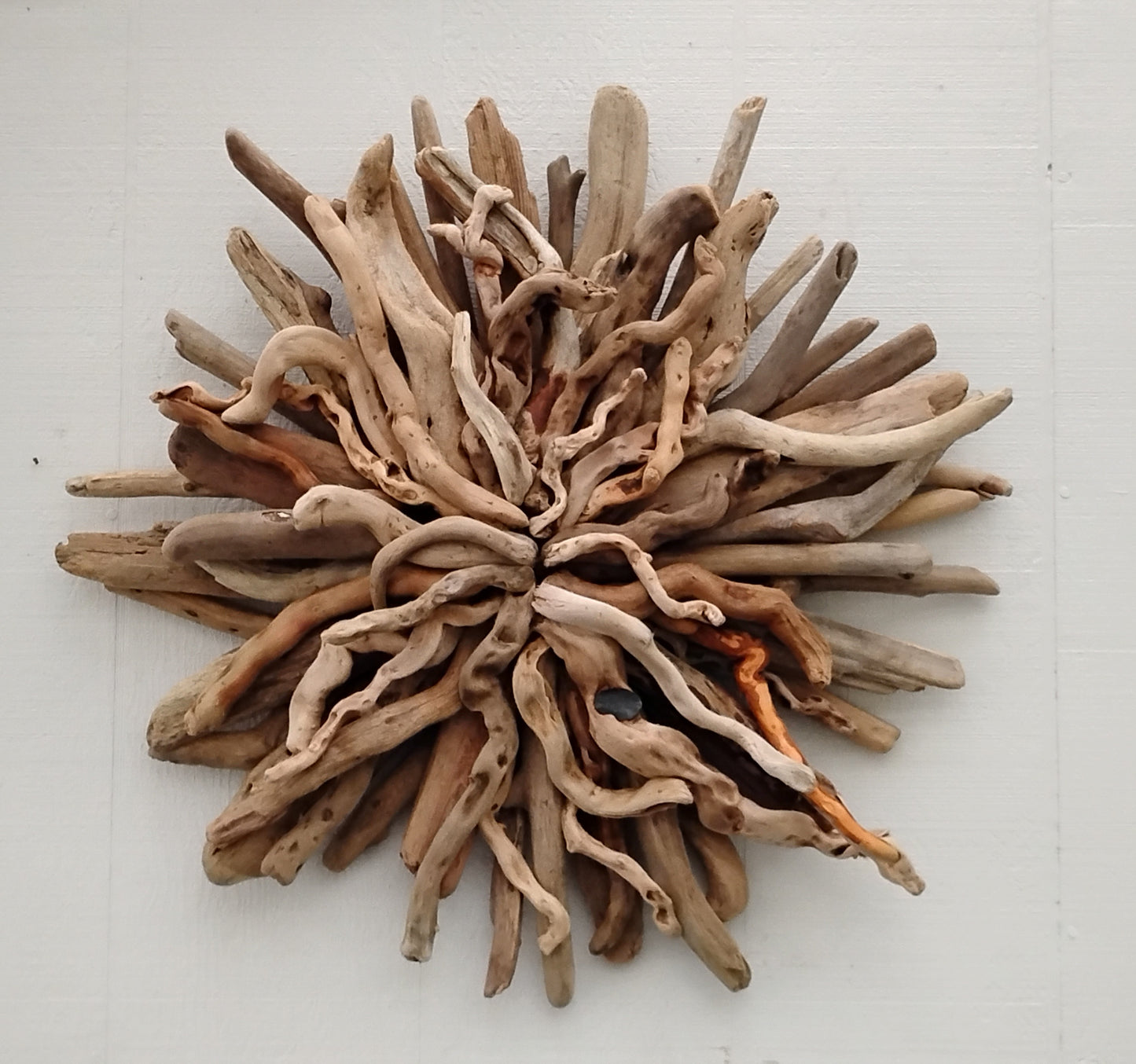 Natural Driftwood Art Starburst Wall Hanging