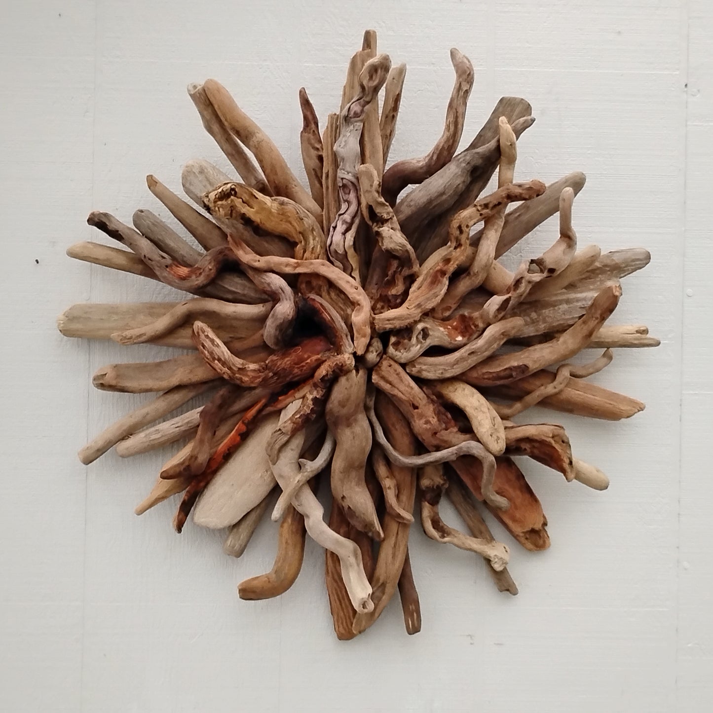 Driftwood Starburst Round Driftwood Wall Hanging