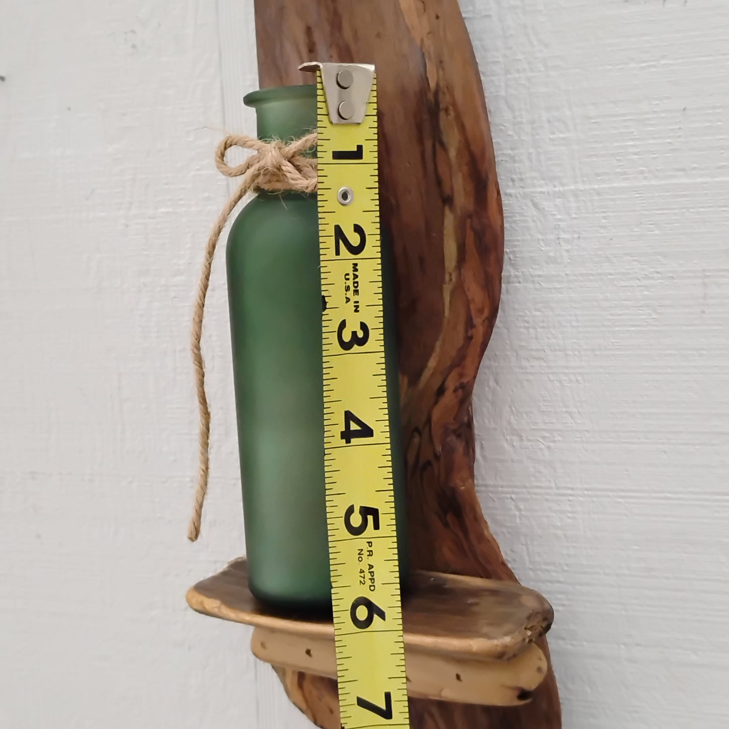 Rustic Driftwood Art Flower Vase /Air Plant Bottle Vase