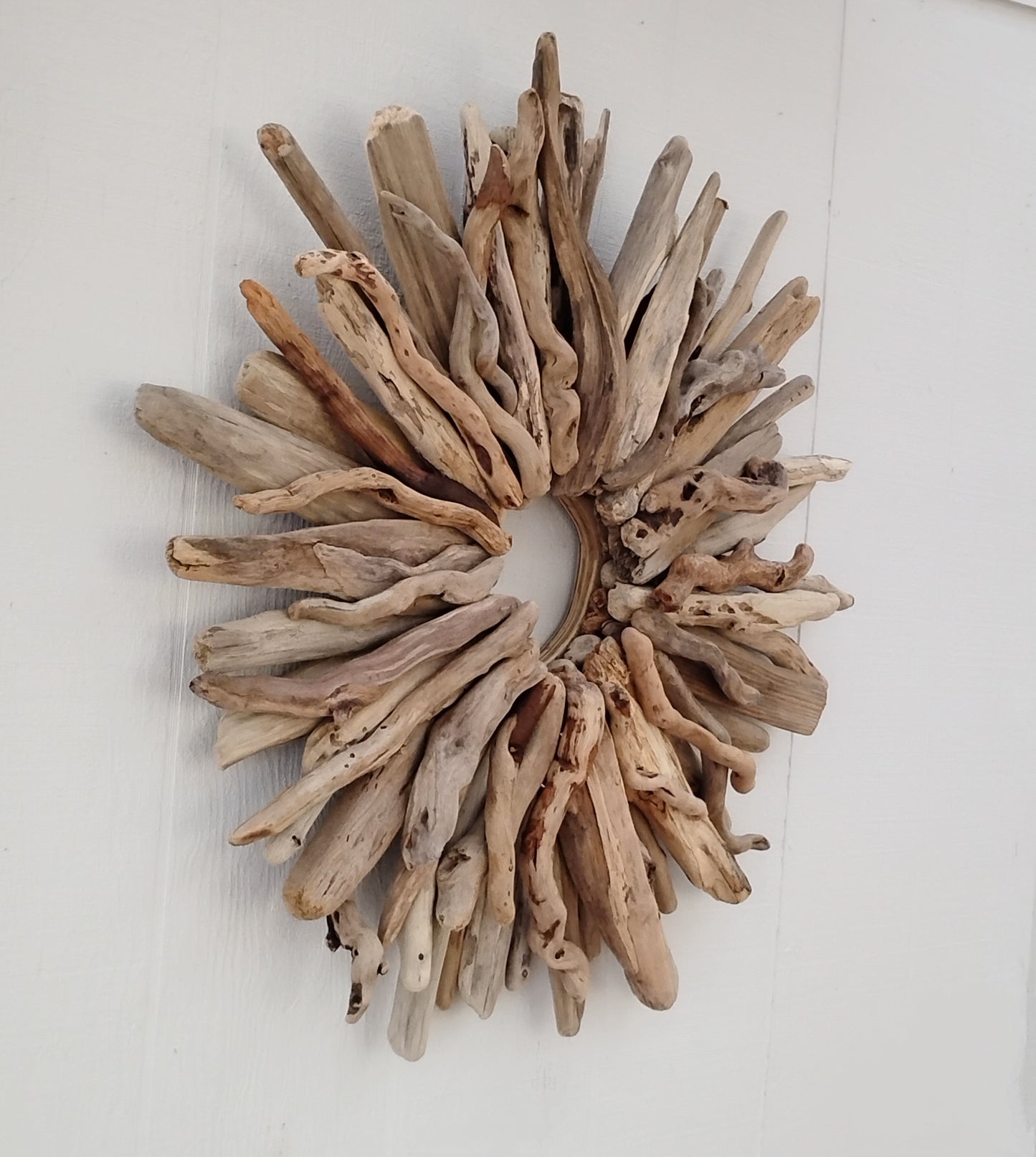 Large Driftwood Wreath Oregon Made Handcrafted Beach Cottage Wall Art