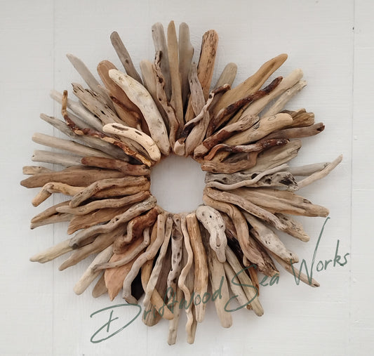 Large Natural Driftwood Wreath