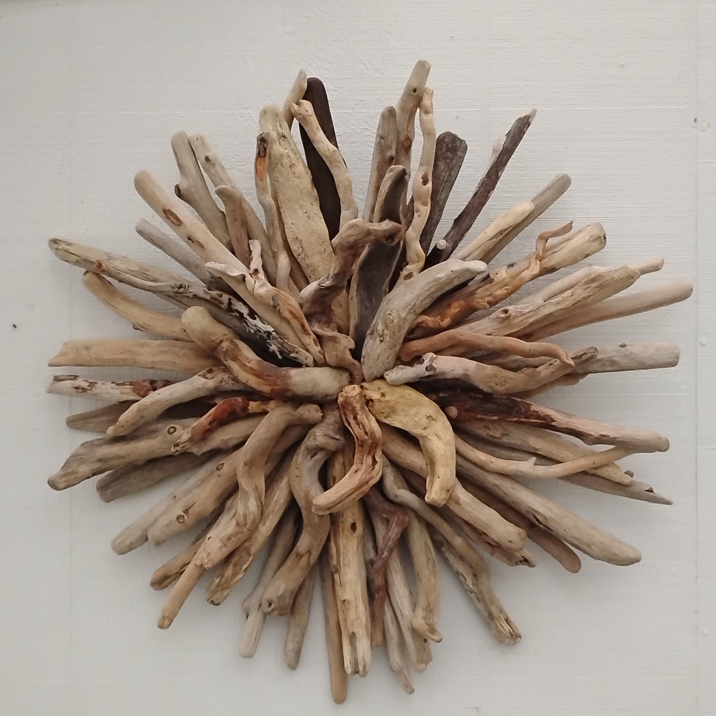 Driftwood Starburst Round Driftwood Wall Hanging
