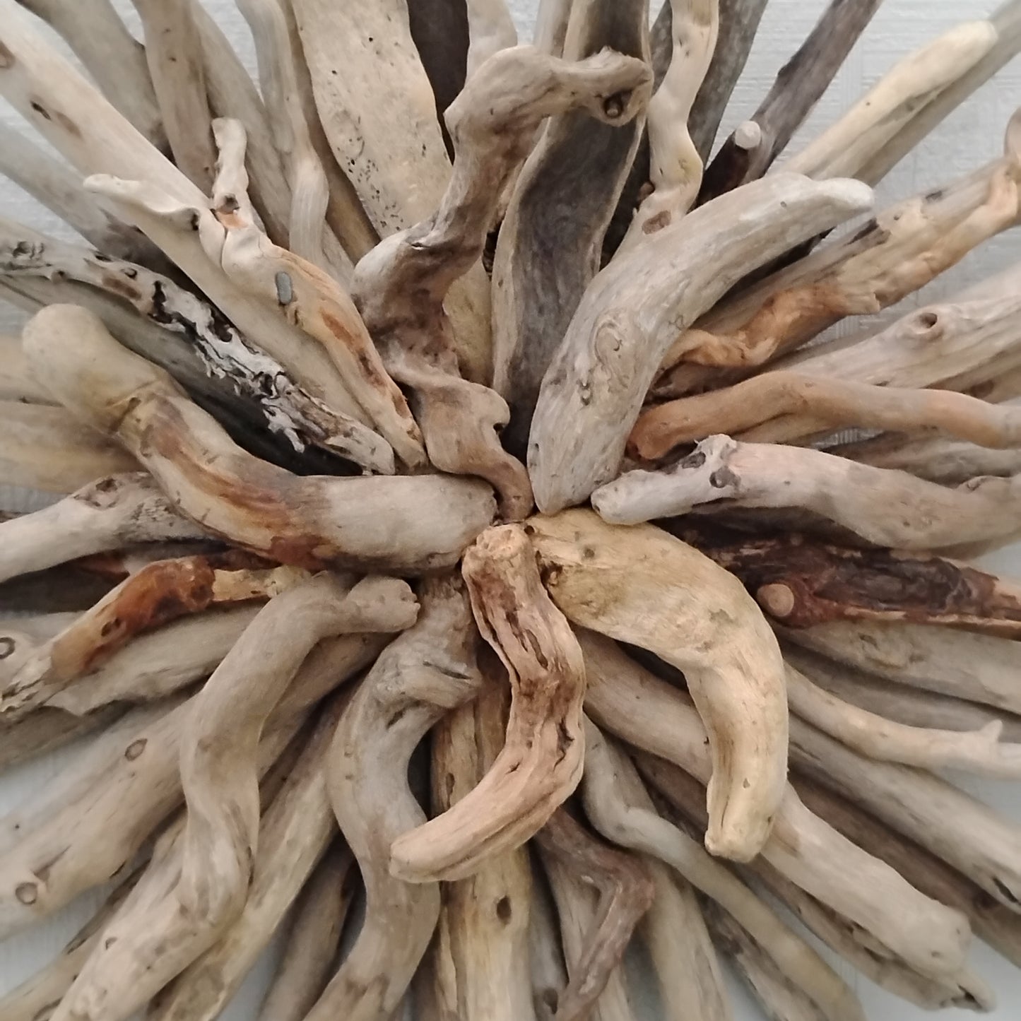 Driftwood Starburst Round Driftwood Wall Hanging