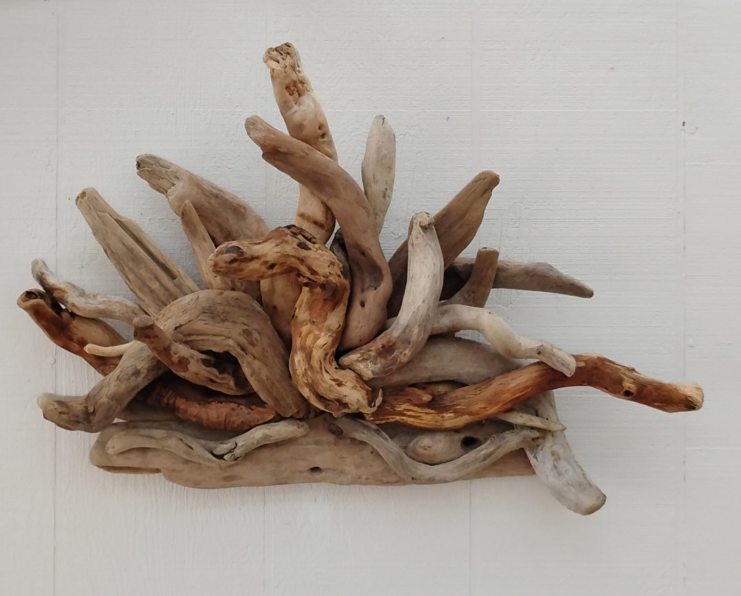 Driftwood Wall Sculpture Abstract Rustic Room Decor