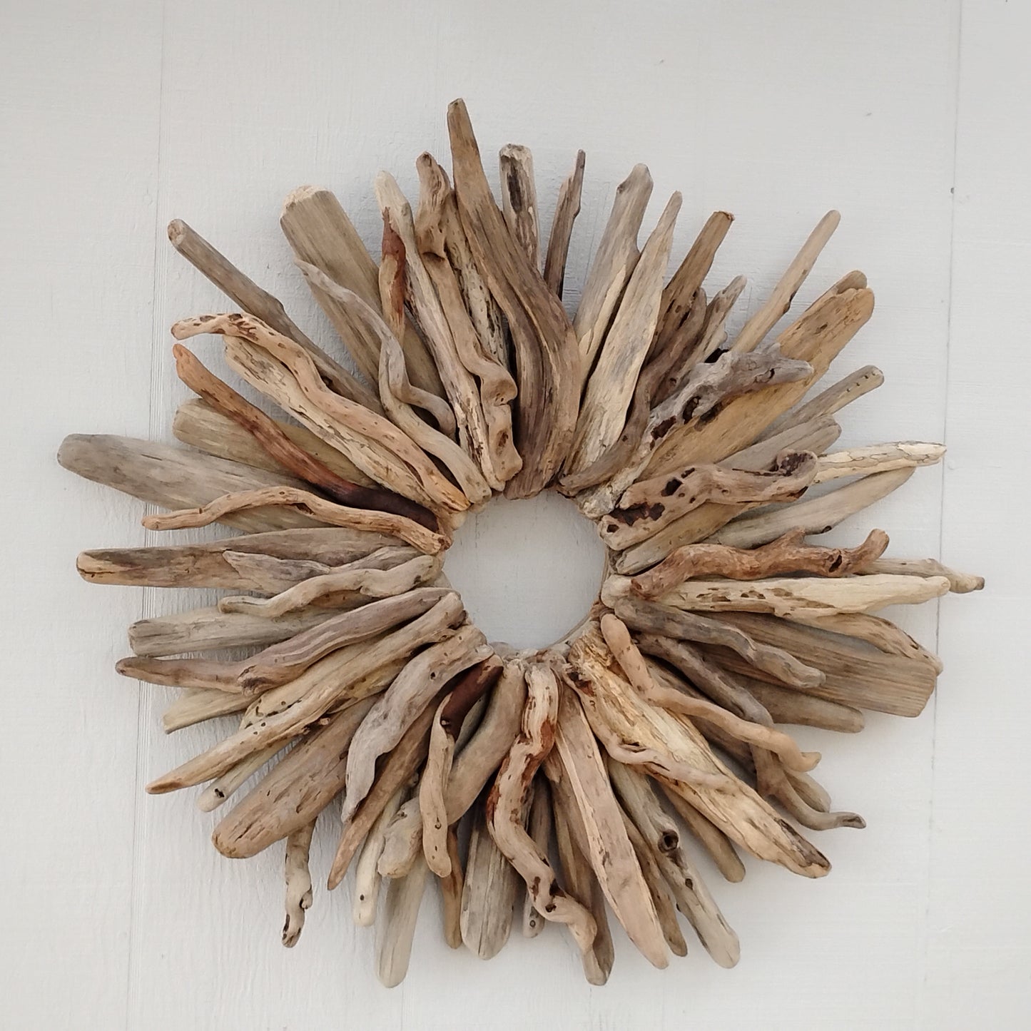 Large Driftwood Wreath Oregon Made Handcrafted Beach Cottage Wall Art