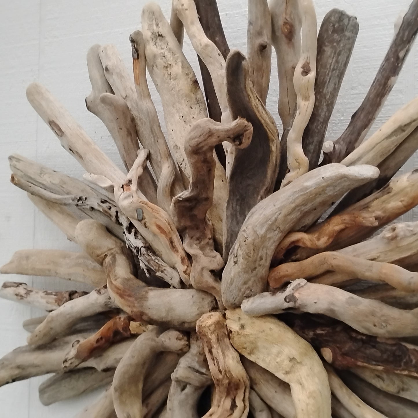 Driftwood Starburst Round Driftwood Wall Hanging