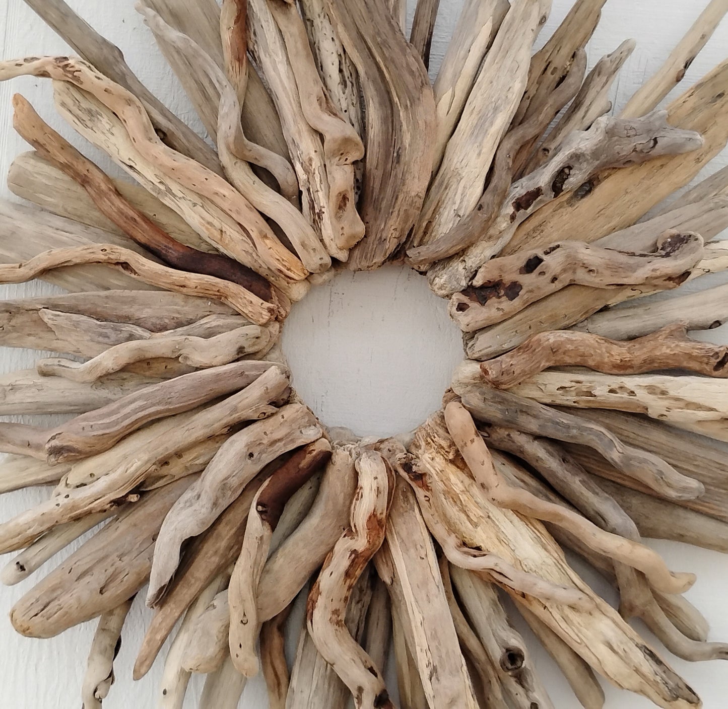 Large Driftwood Wreath Oregon Made Handcrafted Beach Cottage Wall Art