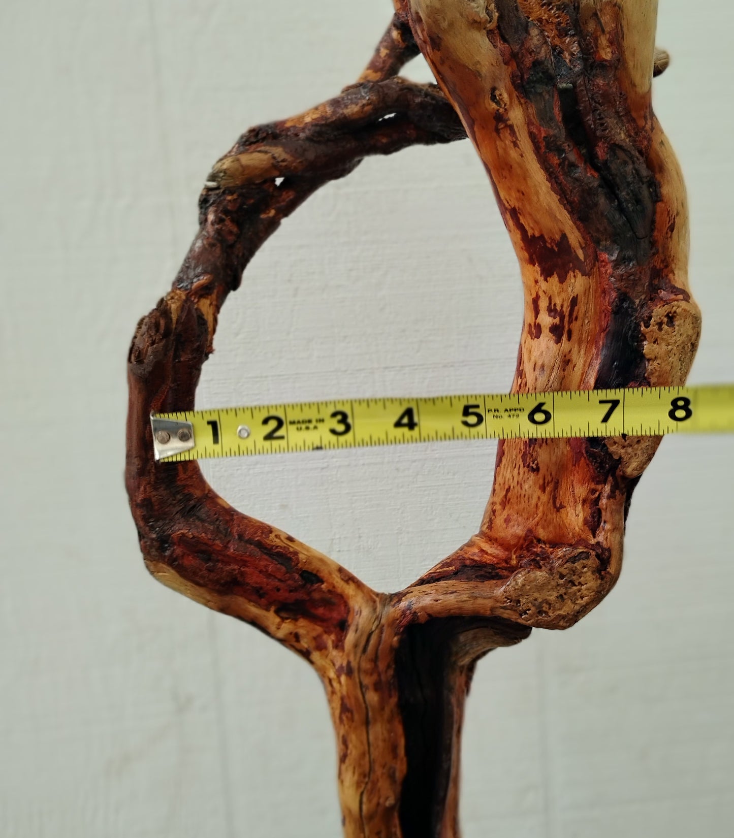Driftwood Decor Table Sculpture Rustic Abstract Circle Modern Driftwood Decor