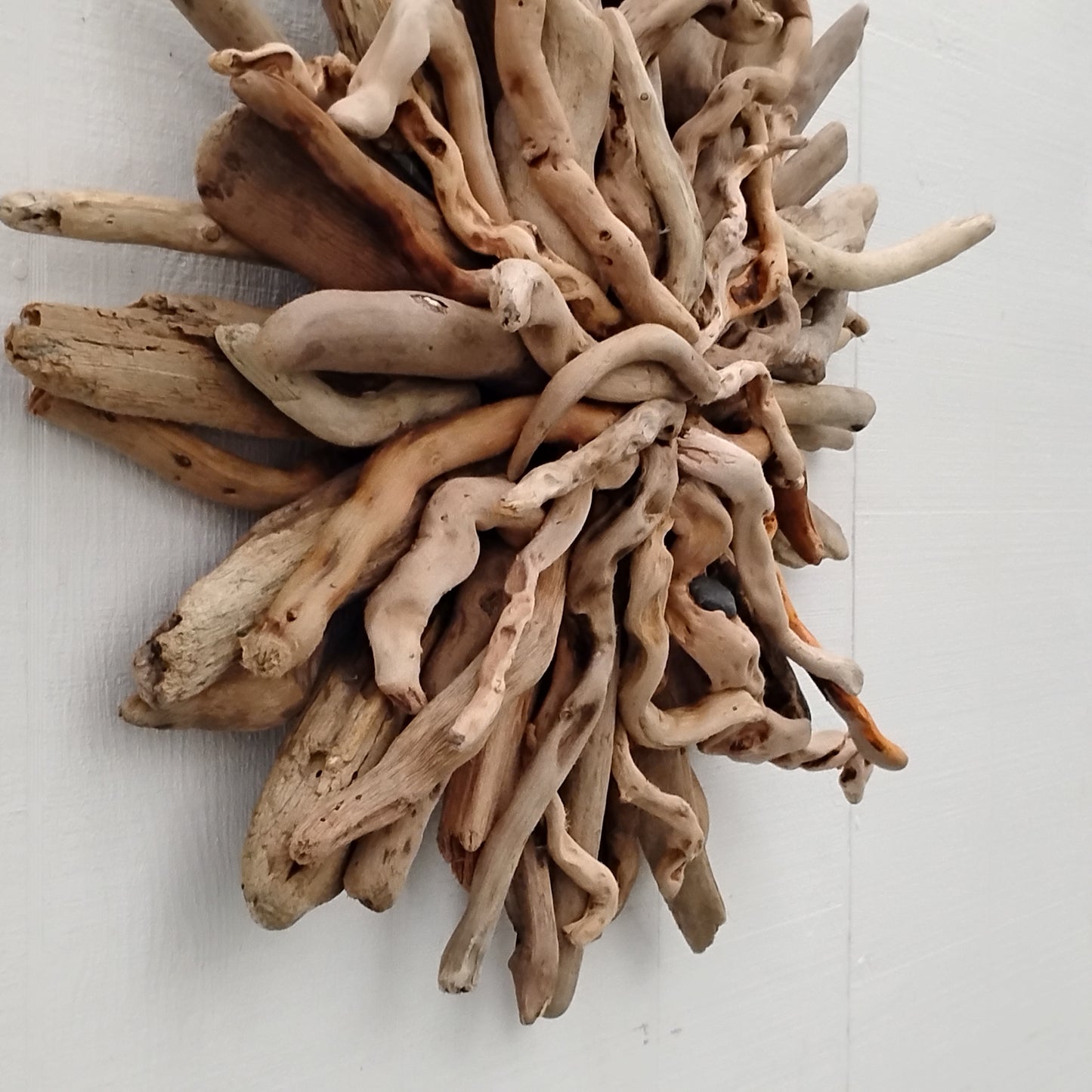Natural Driftwood Art Starburst Wall Hanging