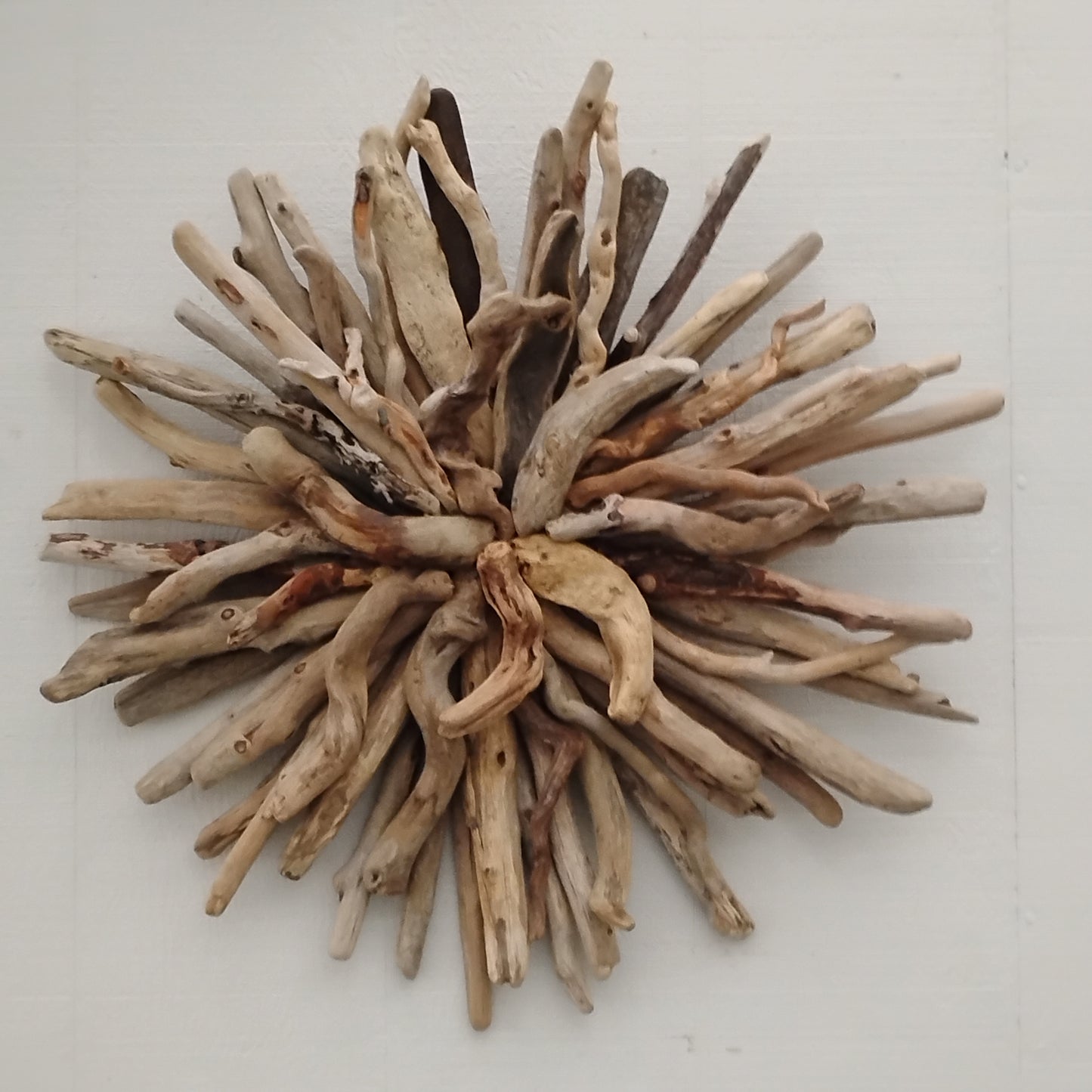 Driftwood Starburst Round Driftwood Wall Hanging