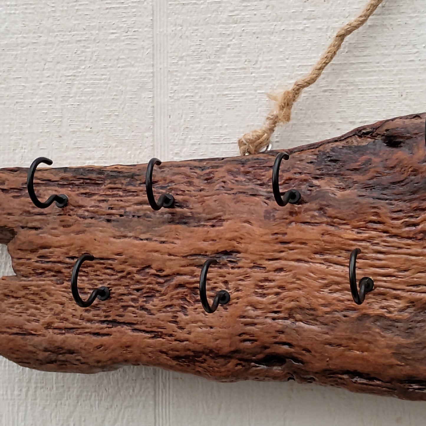 Necklace Display Driftwood Key Hook Wall Mounted