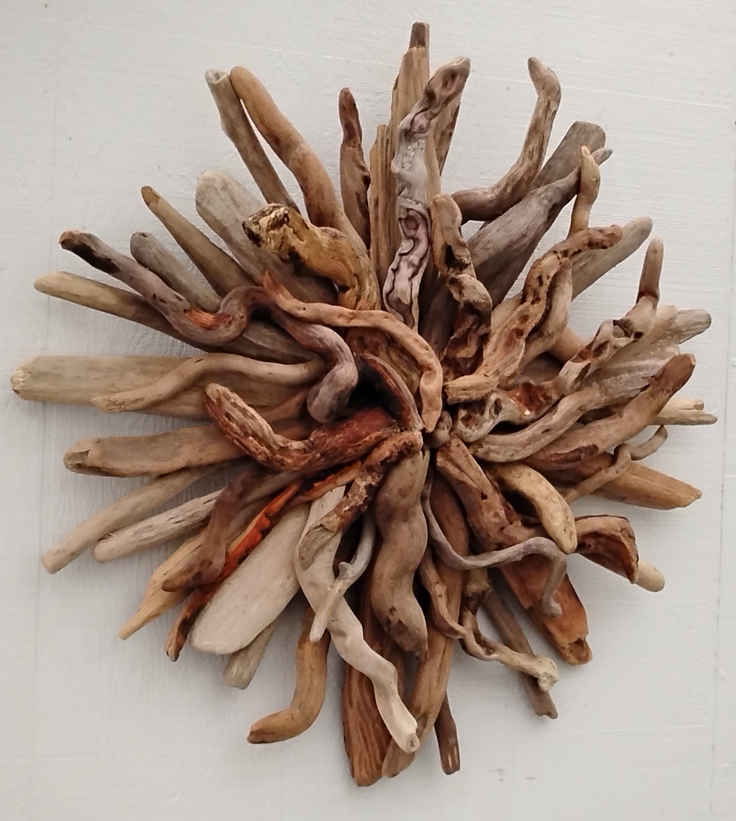 Driftwood Starburst Round Driftwood Wall Hanging