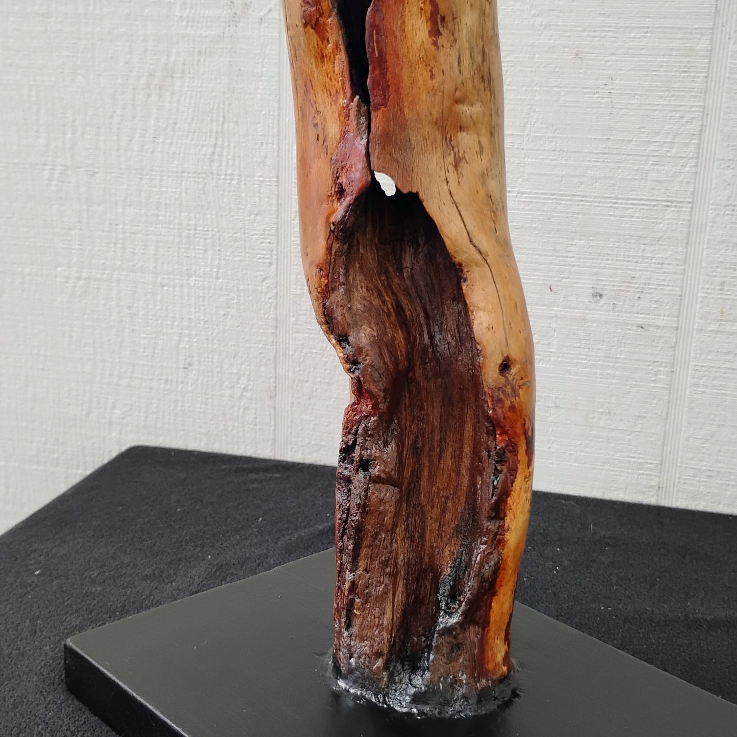 Driftwood Decor Table Sculpture Rustic Abstract Circle Modern Driftwood Decor