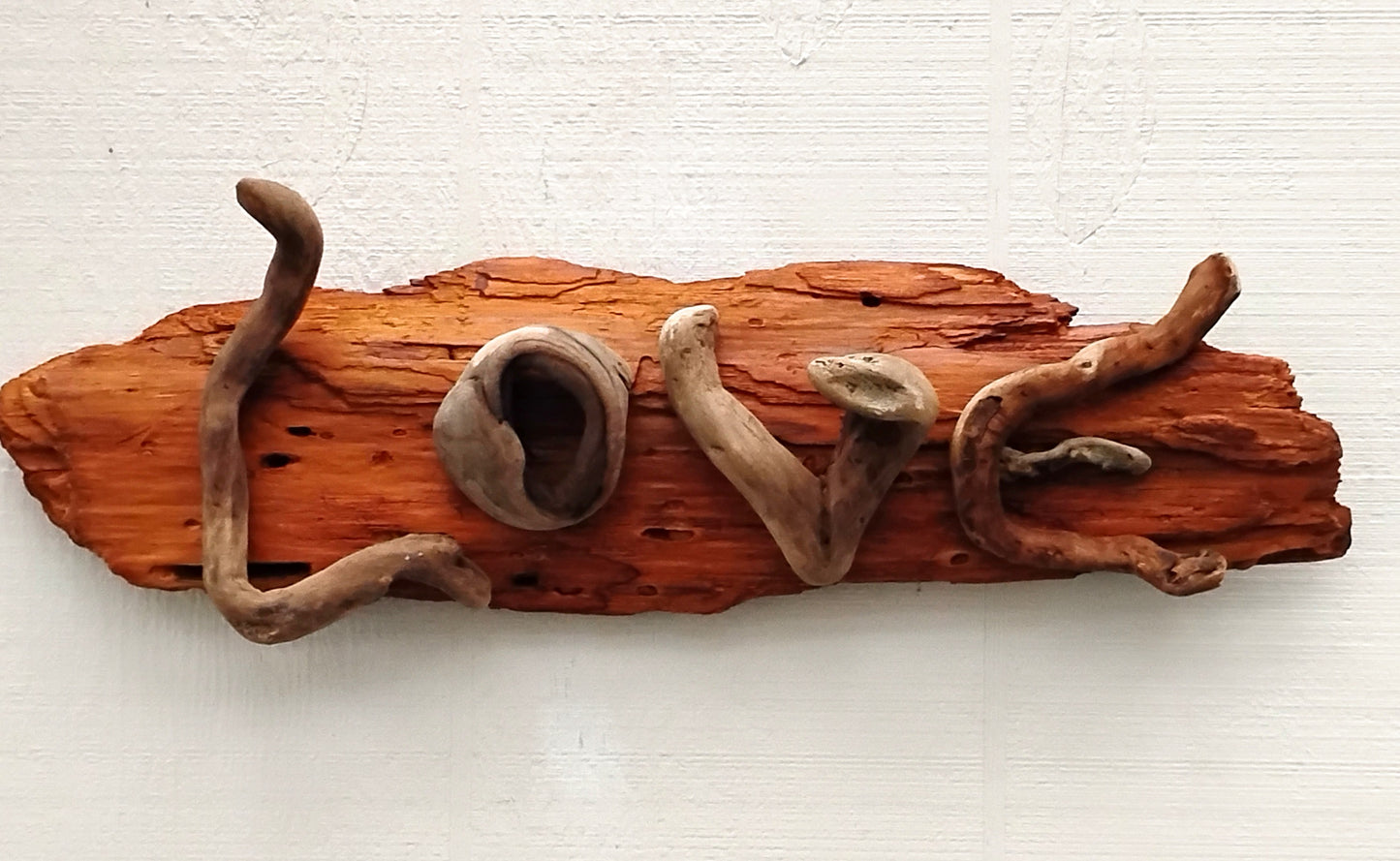 Love Sign Driftwood Art Wall Hanging