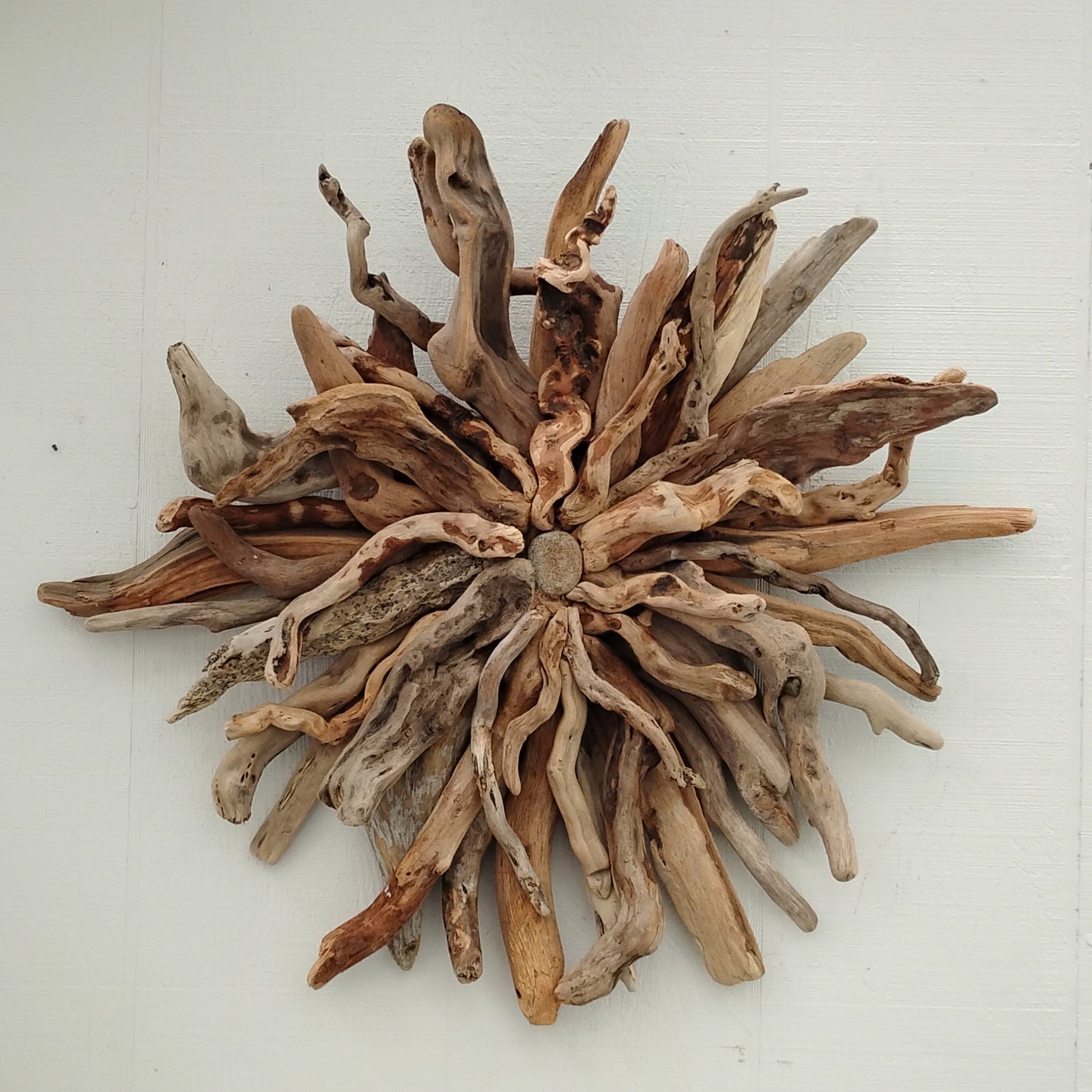 Driftwood Art Sunburst Rustic Wall Hanging