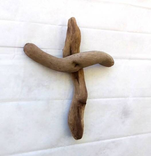 Rustic Driftwood Religious Wall Cross