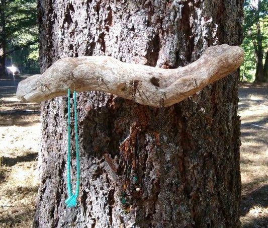 Boho Driftwood Necklace Display Handmade