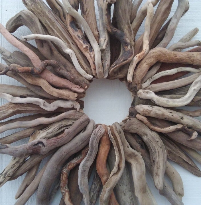 Large Driftwood Sunburst Wreath