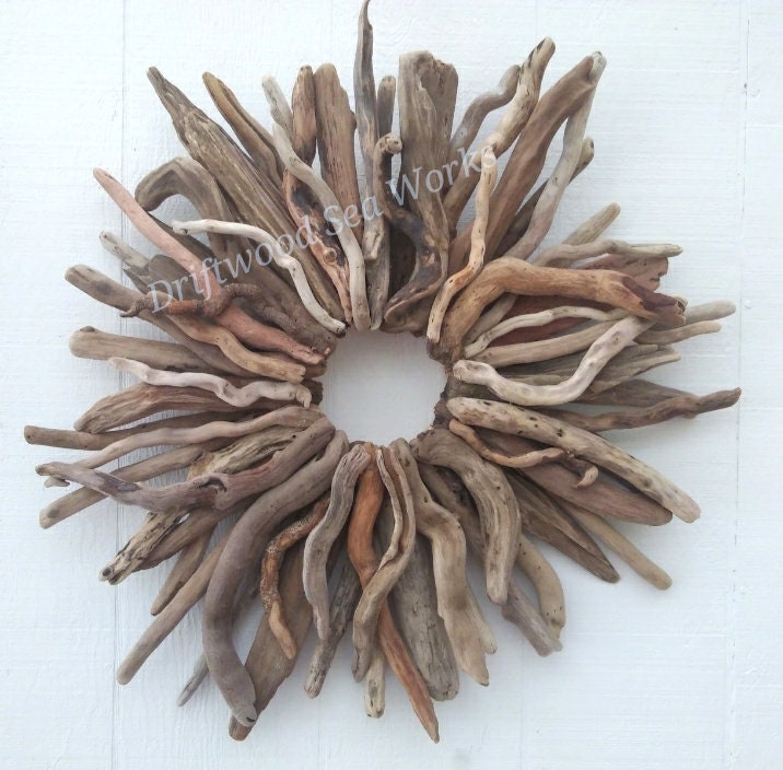 Large Driftwood Sunburst Wreath